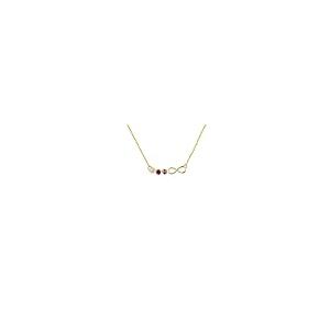 【並行輸入品】Yafeeso 10K/14K/18K Solid Gold Personalized Mom Necklace with 3の画像