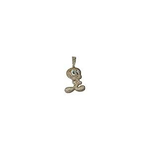 【並行輸入品】RING JEWELS 1.50 CT Round Cut Diamond Tweety Bird Cartoon Charmの画像