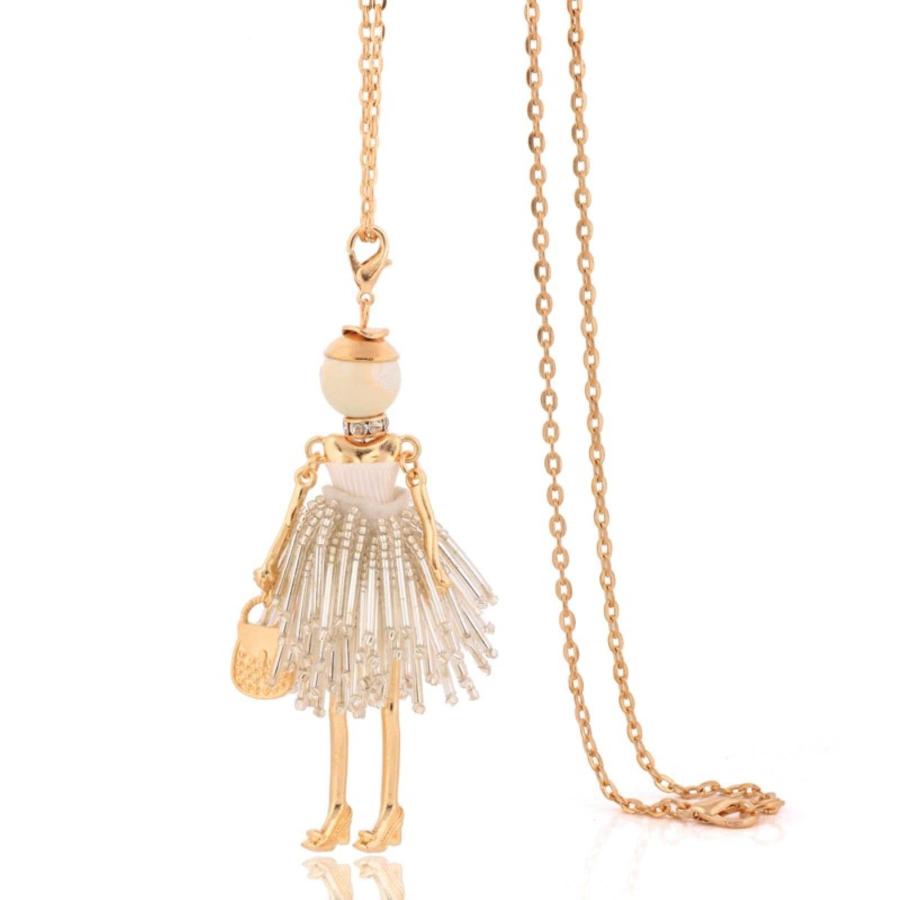 【並行輸入品】EPERDE Lovely Fashion Women Tassel Necklace Trendy Pendant For Lの画像