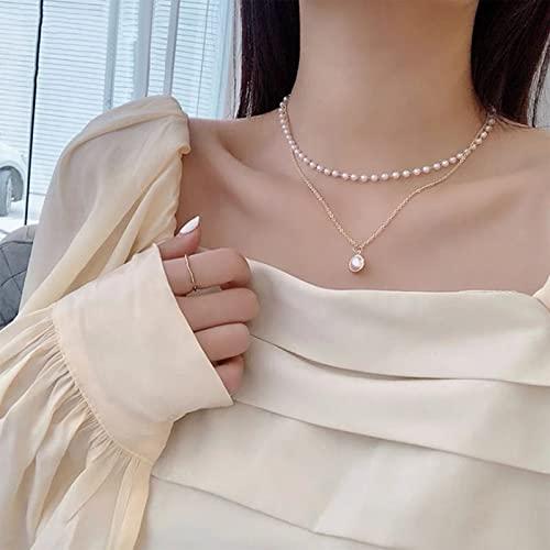 【並行輸入品】Pendant Gothic Punk Jewelry for Men Women Advanced Bowknot Pearl_4
