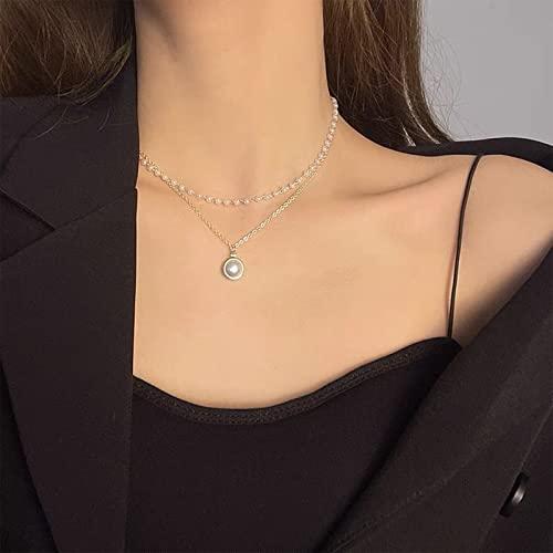 【並行輸入品】Pendant Gothic Punk Jewelry for Men Women Advanced Bowknot Pearl_7