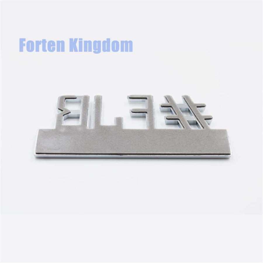 【並行輸入品】Forten Kingdom スタイリングワード#FJBエディション 3Dレターネームプレートエンブレム カーバッジステッカーデカの画像