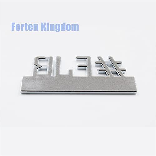 【並行輸入品】Forten Kingdom スタイリングワード#FJBエディション 3Dレターネームプレートエンブレム カーバッジステッカーデカの画像