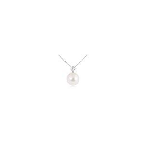 【並行輸入品】Angara 淡水養殖真珠ペンダントネックレス レディース ガールズ スターリングシルバー/14K 純金 6月の誕生石 ジュエリーの画像