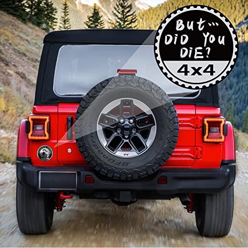 【並行輸入品】But Did You Die Badge Rated Car Emblem, 4 x 4 Metal Automotive Bの画像