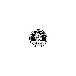 【並行輸入品】Turtle Badge Rated Car Emblem, 4 x 4 Metal Automotive Badge 3D Mの画像
