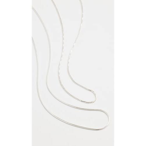 【並行輸入品】SHASHI レディース シルバーライン ネックレス， 金属， 非対応 SHASHI Women's Silver Line Ne_7