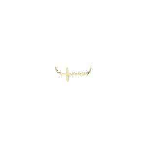 【並行輸入品】MOLICACI 14K Gold Cross Name Necklace Personalized for Women, 10の画像