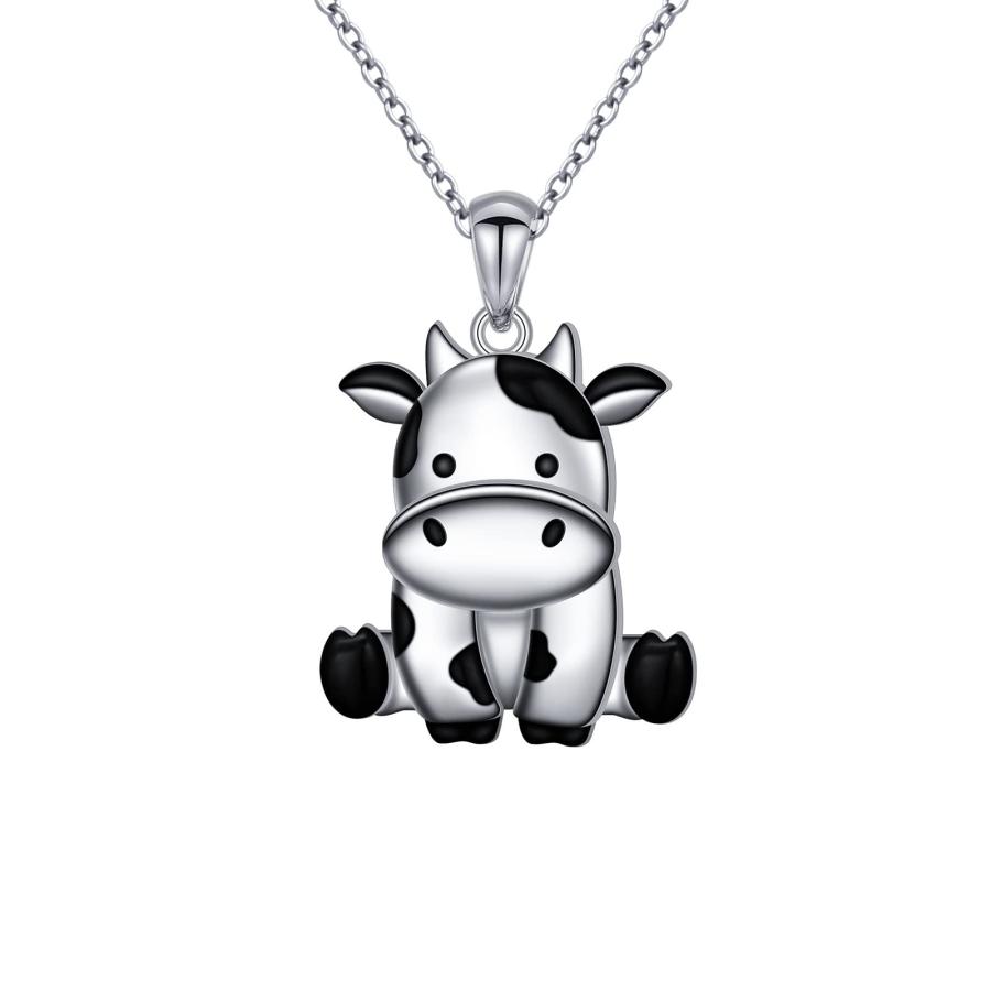 並行輸入品】Yearace 牛ネックレス 925スターリングシルバー 低刺激性