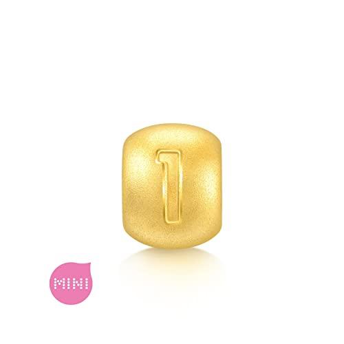 【並行輸入品】CHOW SANG SANG 999 24K Solid Gold Initial A Z Letter Alphabets,の画像