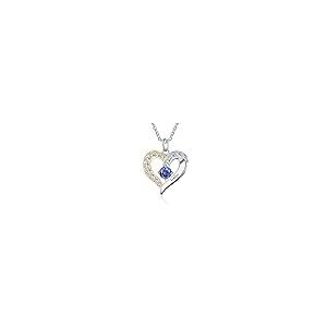 【並行輸入品】BETHZA 10K 14K 18K Solid Gold Mom Necklace Personalized Heart Neの画像