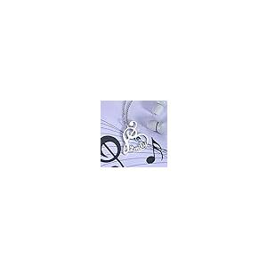 【並行輸入品】Customized Silver Musical Treble Clef Name Sterling Silver 925 N_5