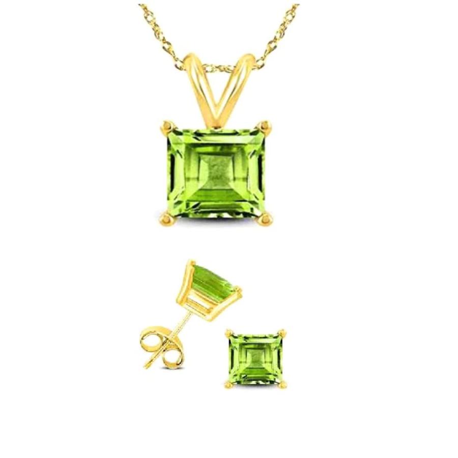 Paris Jewelry レディース イエローゴールド 4カラット ペリドット 