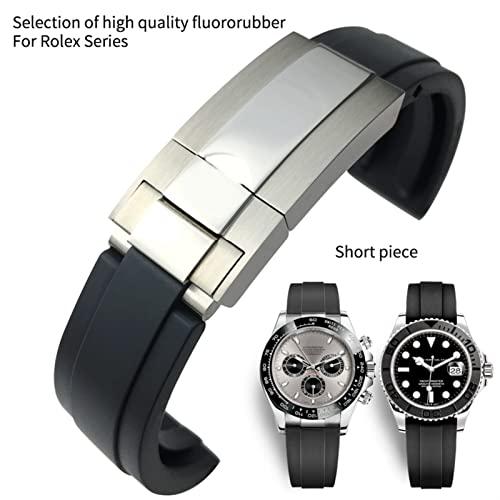 【並行輸入品】DAIKMZ 20mm Quality Fluorine Rubber Watch Strap For Role Daytonaの画像