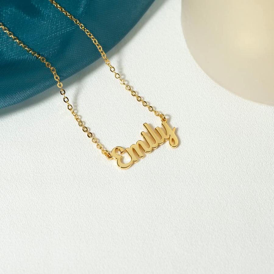 【並行輸入品】CuserPhothing Custom Name Necklace Personalized Gold Plated St_3
