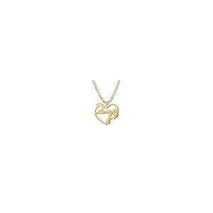 【並行輸入品】MOLICACI 10K Gold Name Necklace Personalized for Women, 10K/14K/の画像