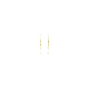 【並行輸入品】24K ソリッドゴールド ピアス レディース24金ダングルピアス 軽量 上品 ファッション フラワー ボール スター タッセル スの画像