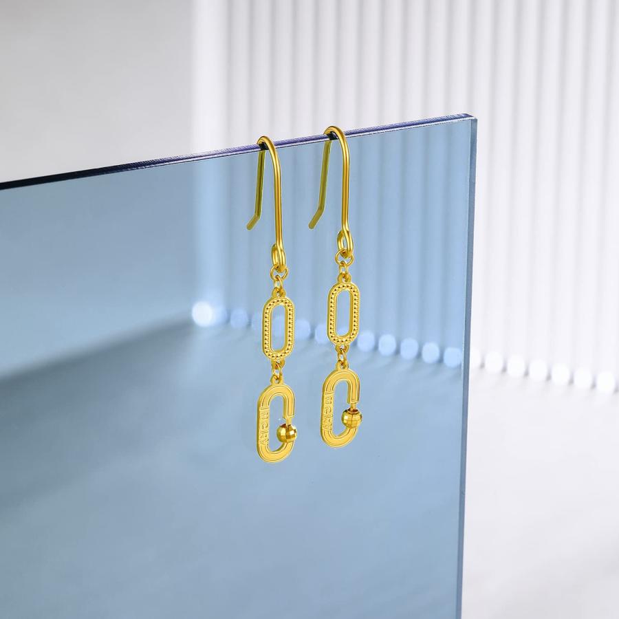 【並行輸入品】24K ソリッドゴールド ピアス レディース24金ダングルピアス 軽量 上品 ファッション フラワー ボール スター タッセル スの画像