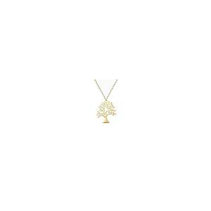 【並行輸入品】Yafeeso 10k 14k 18k Solid Gold Personalized Family Tree Name Necの画像