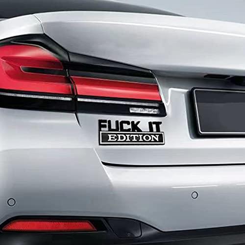 【並行輸入品】Fuck IT Edition Emblem, Car Exterior 3D Badge Sticker Decal, Cooの画像