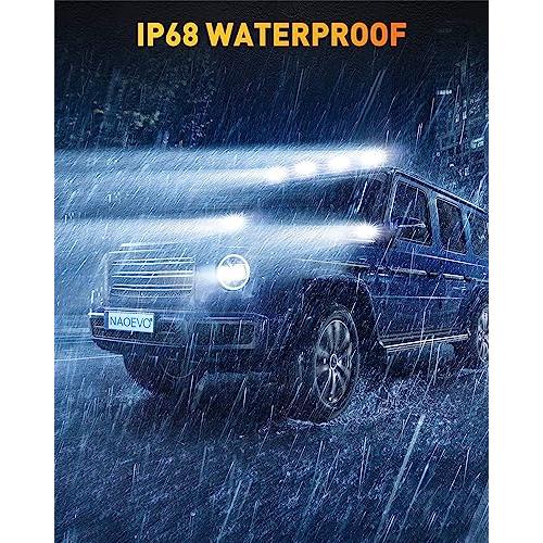 【並行輸入品】NAOEVO 6 inch Led Light Bar, 50W 2600LM Lens Spot Lights, Led Fo_7
