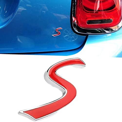 【並行輸入品】YUGEYE New S Emblem 3D Metal Letter Rear Trunk Boot Lid Hatch Taの画像