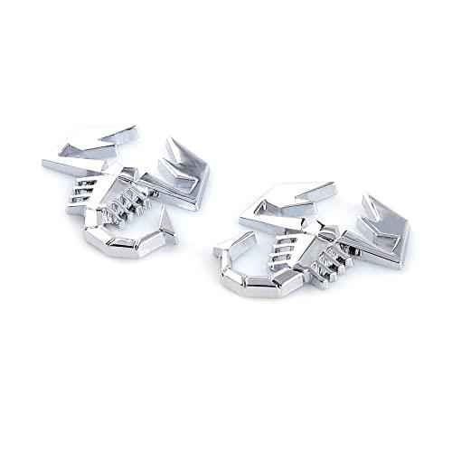 【並行輸入品】2Pcs Scorpion Emblem 3D Car Stickers Metal Car Auto Logo Scratchの画像