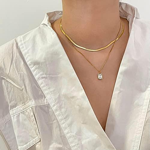 ENEY エネイ へリンボーン K18 チェーンネックレス ネックレス K18 