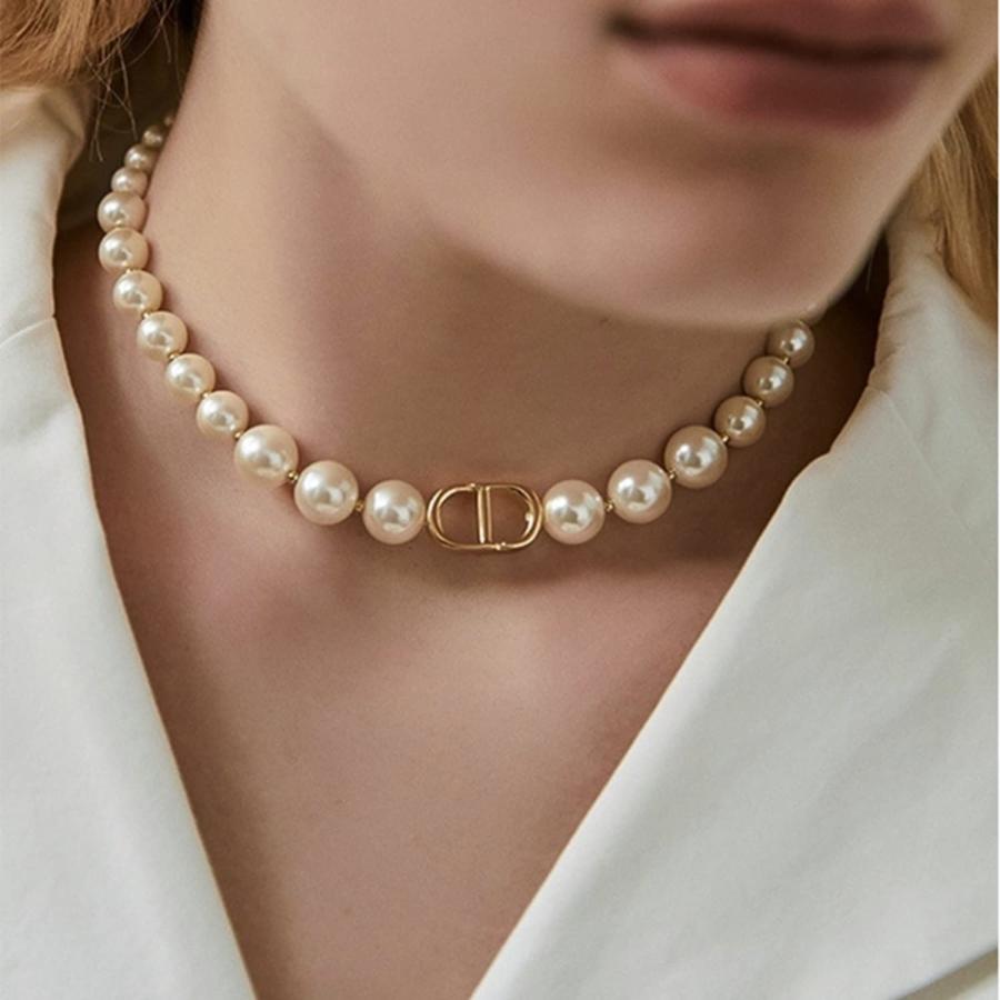 【並行輸入品】Obenie 2PCS Pearl Necklace Set， Artificial Pearl Necklace， Pearl_2