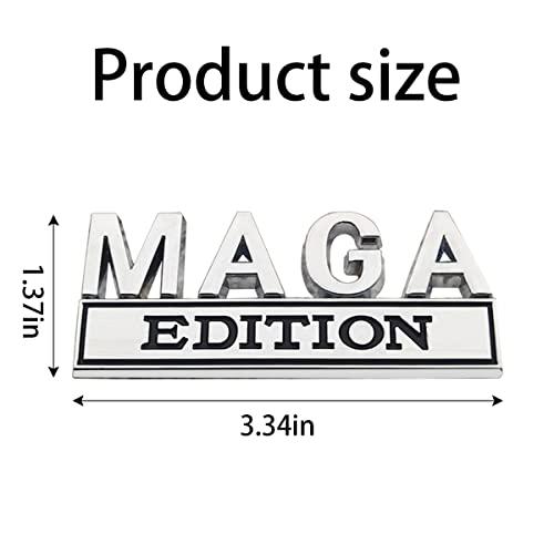 【並行輸入品】AICEL MAGA Edition Car Emblem, 3D Fender Metal Badge Decal Replaの画像