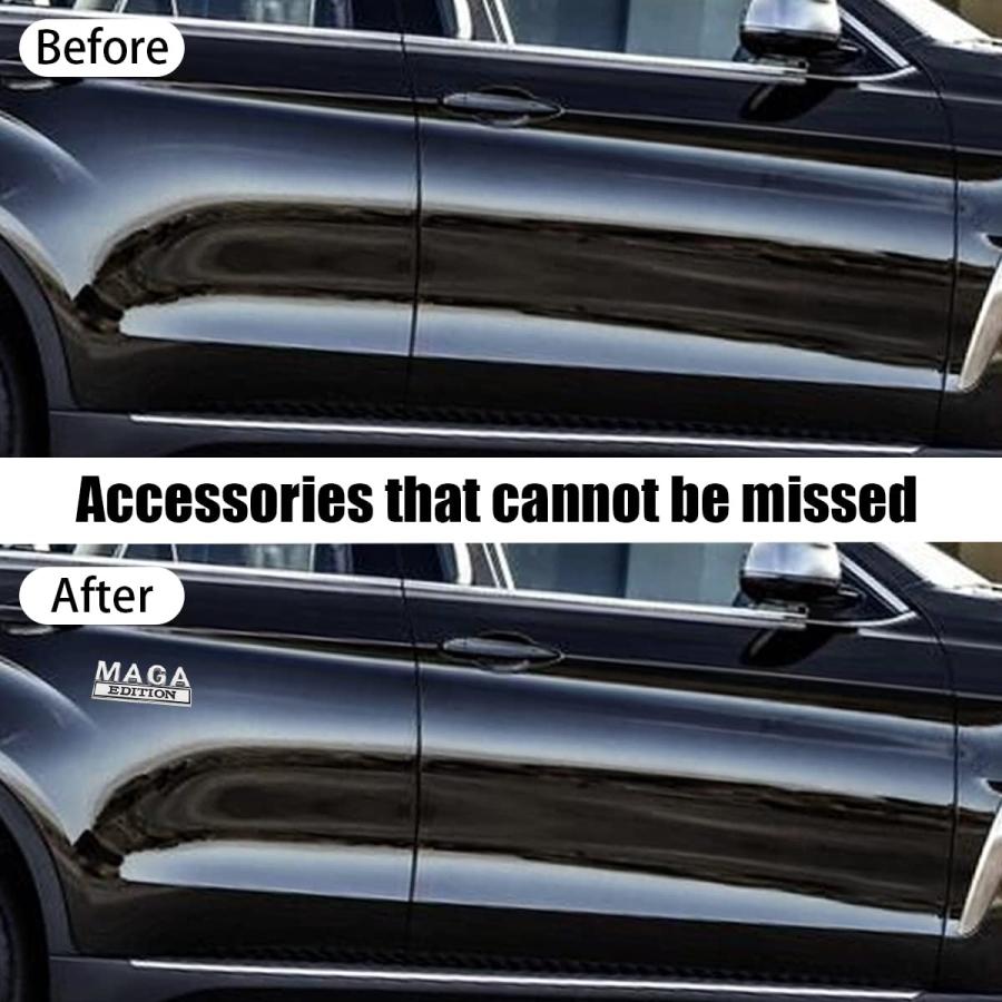 【並行輸入品】AICEL MAGA Edition Car Emblem, 3D Fender Metal Badge Decal Replaの画像