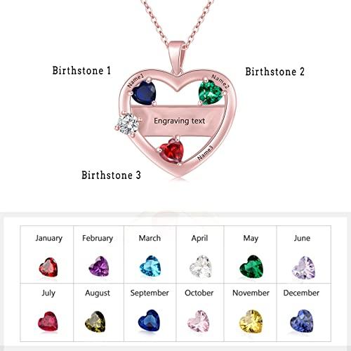 【並行輸入品】BETHZA Rose Gold Mother Necklace for Women Personal Mothers Dayの画像