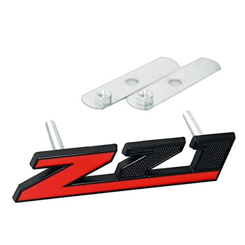 【並行輸入品】フロントグリル Z71 エンブレムバッジ 交換用 シルバラード 2500Hd 3500Hd シエラ タホ サバーバン用 (ブラックの画像
