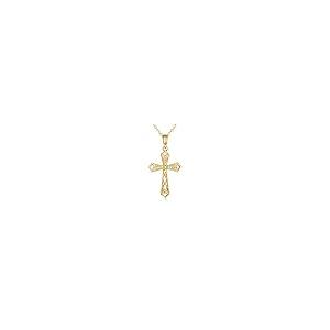 【並行輸入品】DOVRAN 14Kイエローゴールド ケルトノット クロスネックレス ペンダント 宗教 ファインジュエリー 女性用 記念日 誕生日_2