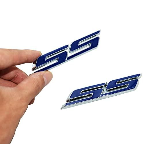 【並行輸入品】2Pcs Ss Emblem 3D Super Sport Badge Decal Replacement for SS Namの画像
