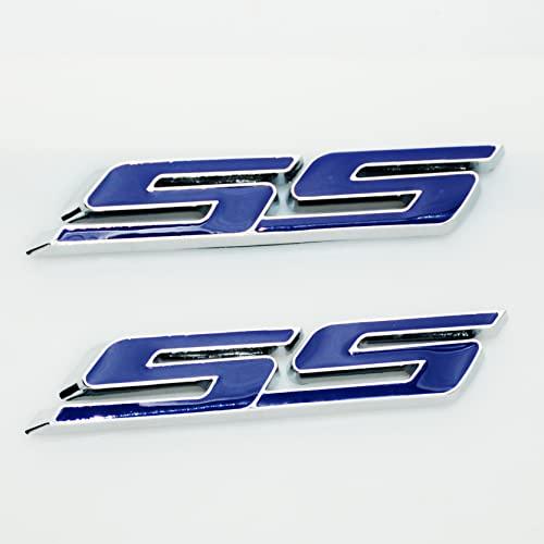 【並行輸入品】2Pcs Ss Emblem 3D Super Sport Badge Decal Replacement for SS Namの画像