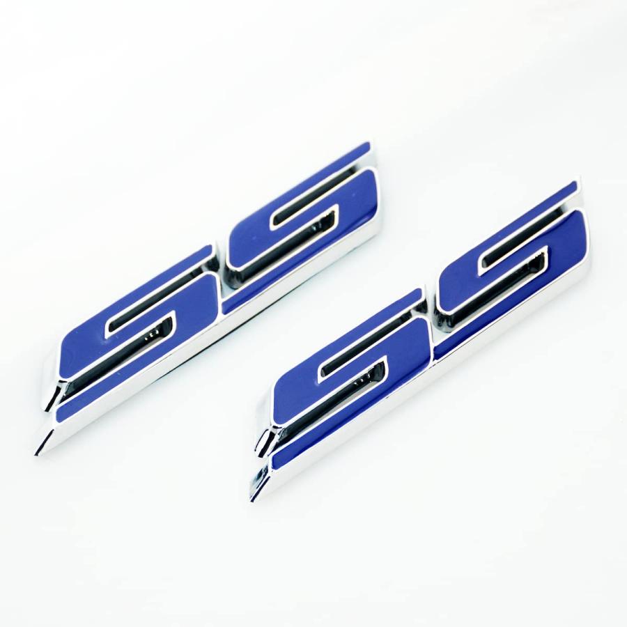 【並行輸入品】2Pcs Ss Emblem 3D Super Sport Badge Decal Replacement for SS Namの画像