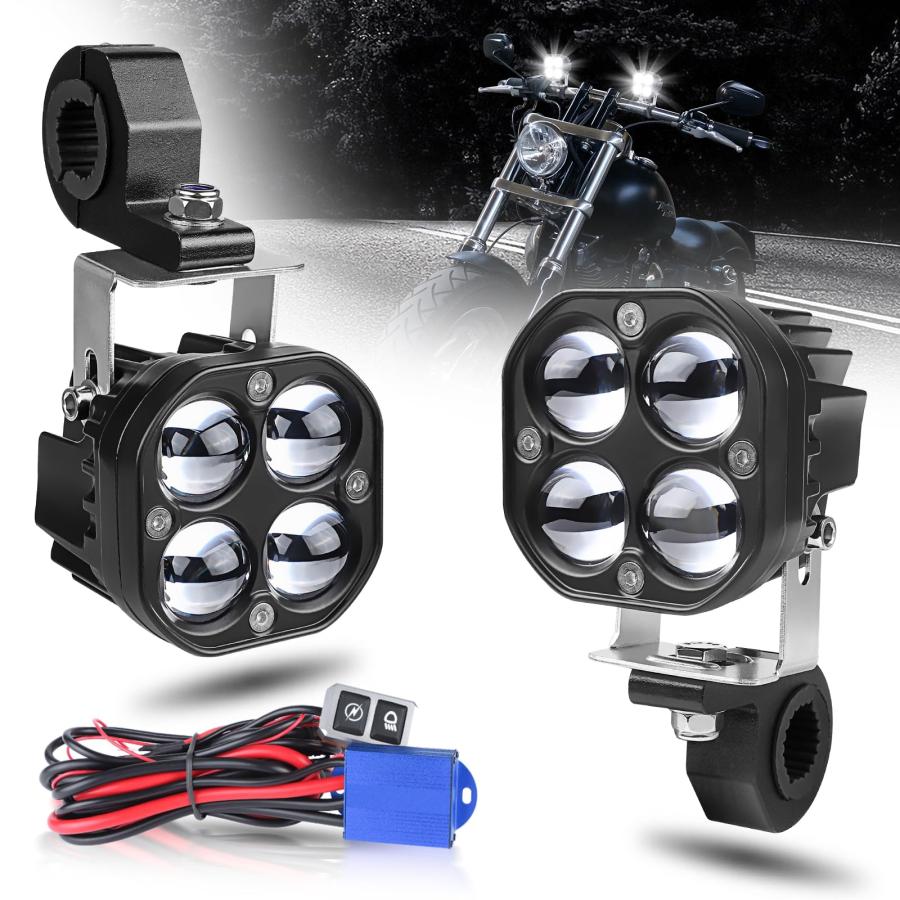 RIGID LEDバーライト＆スポットライト ハーネス＆ブラケット付き