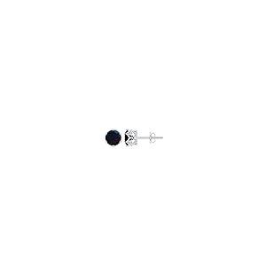 【並行輸入品】Black Opal Solitaire Screw Back Stud Earrings | Birthday Anniverの画像