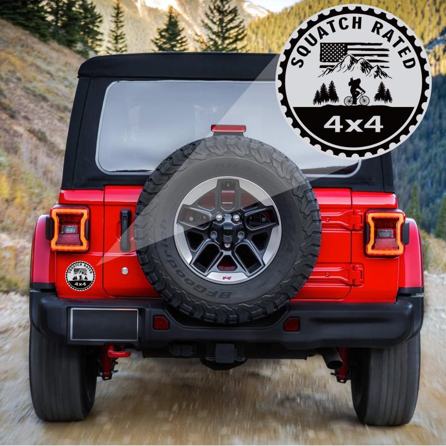 【並行輸入品】Bigfoot バッジ 定格カーエンブレム Squatch 4 x 4 メタル 自動車バッジ 3D メタル カーバッジ エンブレムの画像