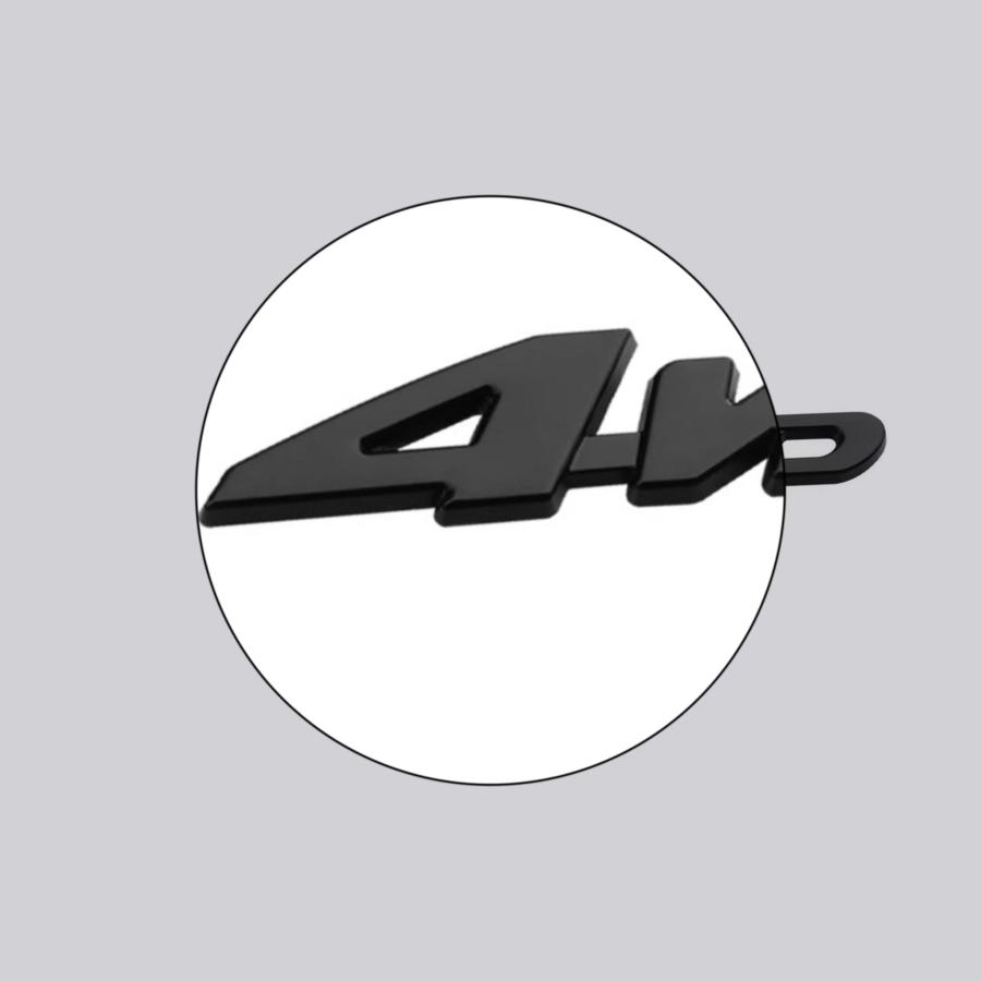 【並行輸入品】2 Pcs 3D Metal 4WD Emblem Hood Truck Door Side Fender Lift Doorの画像