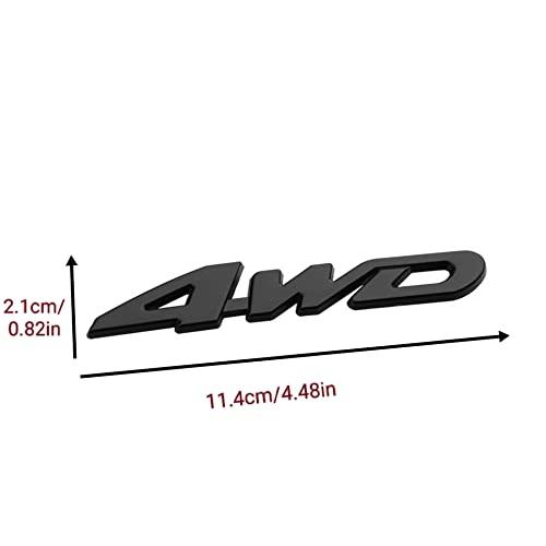 【並行輸入品】2 Pcs 3D Metal 4WD Emblem Hood Truck Door Side Fender Lift Doorの画像
