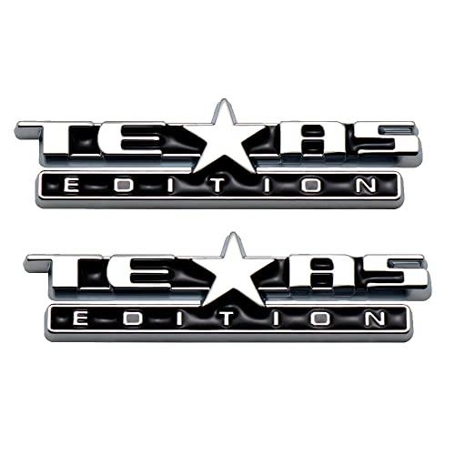 【並行輸入品】2X Small Size Texas Edition Emblem Badge Dash Instrument Panel 3の画像