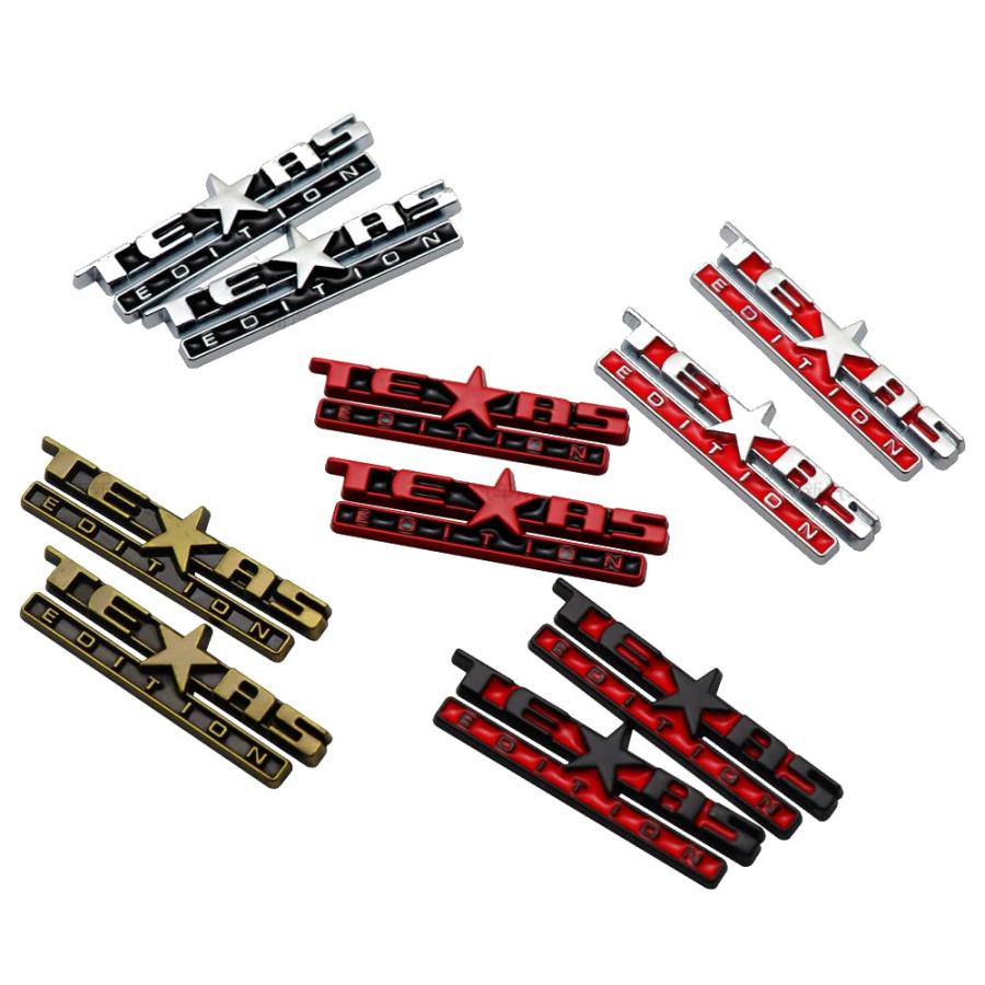 【並行輸入品】2X Small Size Texas Edition Emblem Badge Dash Instrument Panel 3の画像