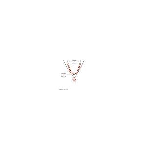 【並行輸入品】2Pcs Butterfly Pendant Necklace for Womens Curb Cuban Link Chain_8