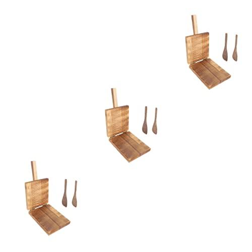 【並行輸入品】YARNOW 3 Sets Dumpling Skin Pressing Plate Dough Presser Machineの画像