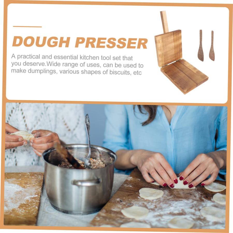 【並行輸入品】YARNOW 3 Sets Dumpling Skin Pressing Plate Dough Presser Machineの画像