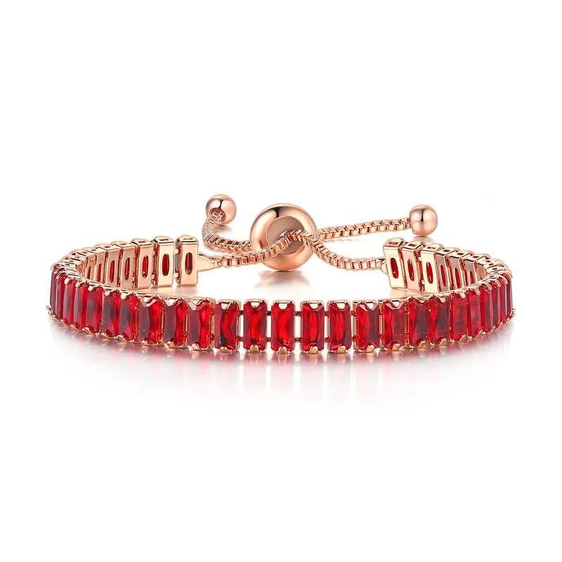 【並行輸入品】Paris Jewelry 18K ローズゴールド プリンセス ヘイロー ペンダントネックレス イヤリング テニスブレスレット ジ_6