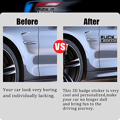 【並行輸入品】Pincuttee Car Bumper Emblem Stickers,Fuck IT Edition Emblems forの画像