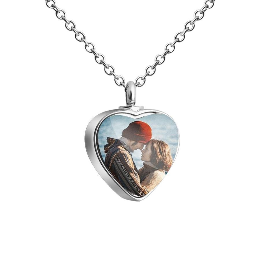 【並行輸入品】MUUYON 14K Gold Photo Urn Necklace for Ashes, 10K/14K/18K Gold Nの画像